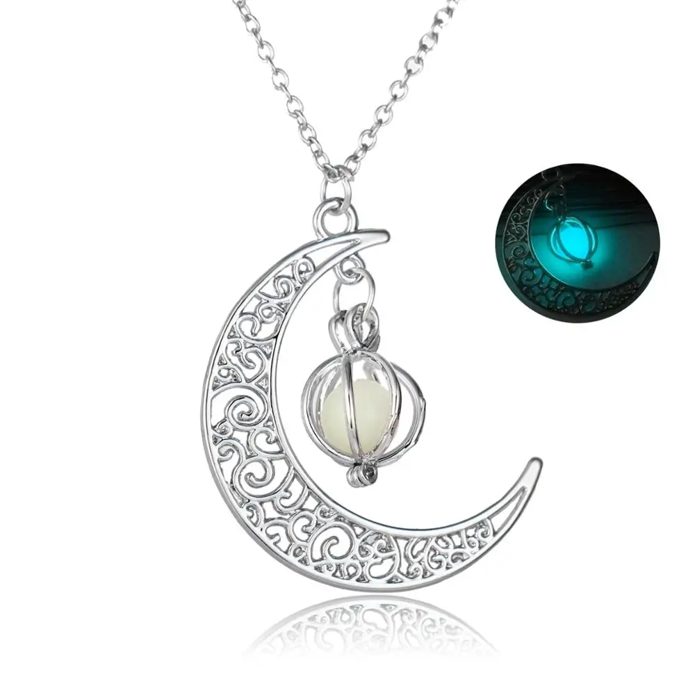 

Moon glow necklace for online Wholesale N80751