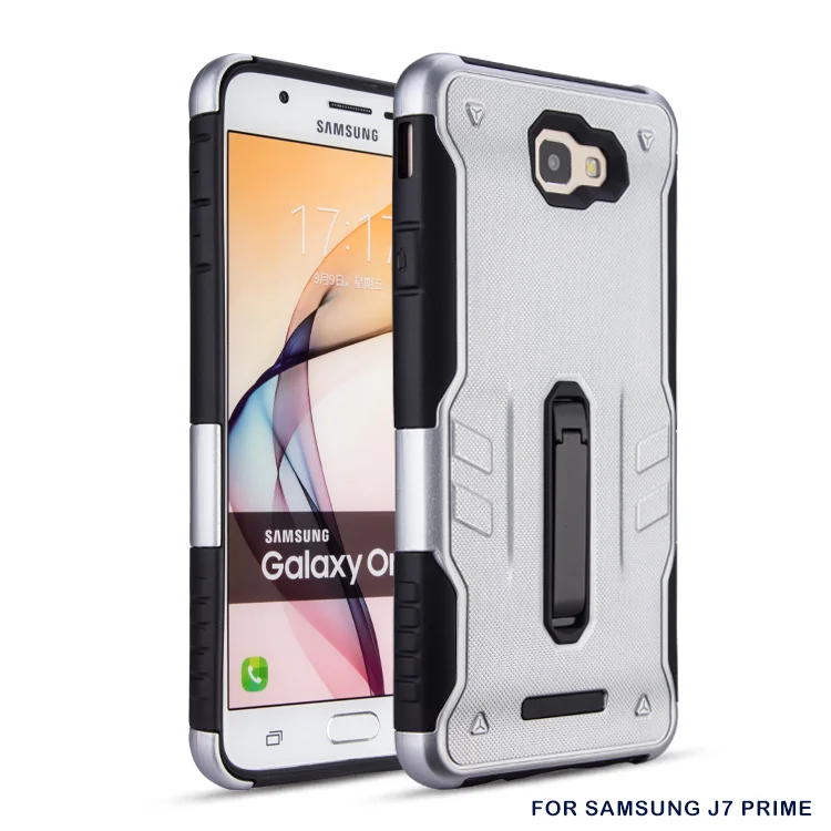 

Stand Mobile Phone Hybrid Case for Samsung J7 Prime TPU+PC Credit Card Stand Phone Cover