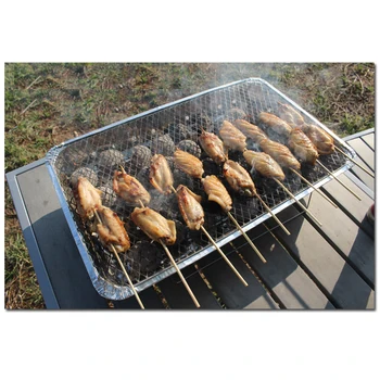 Aluminum Foil Cheap Quick Light Grill One Time Use Instant Bbq Grill ...