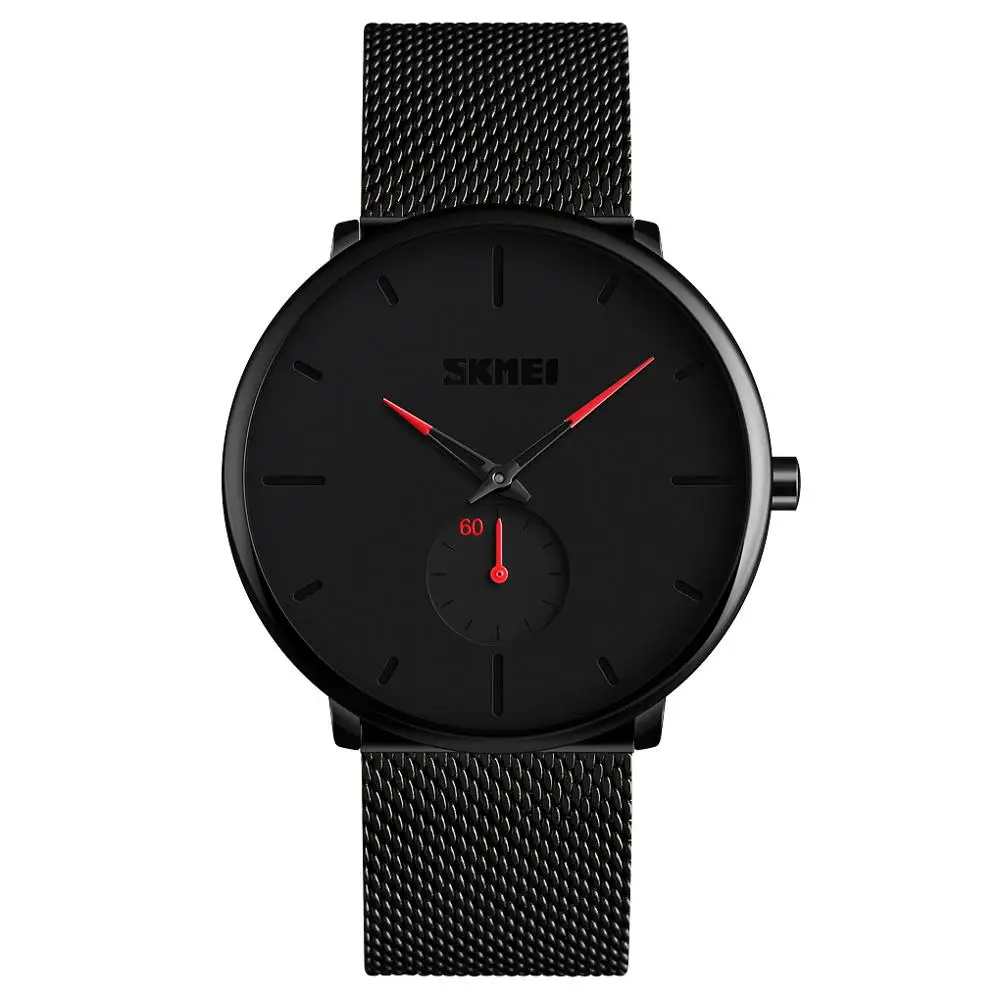 

skmei 9185 black fashion quartz water resistant men wrist watches 30m