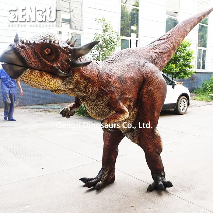 

Artificial Adult Walking Dinosaur Costume For 3D Movies