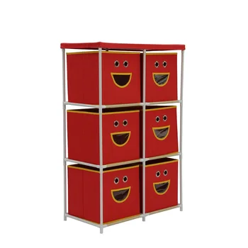 6 Drawer Storage Chest Shelf Unit Storage Cabinet Multi Bin
