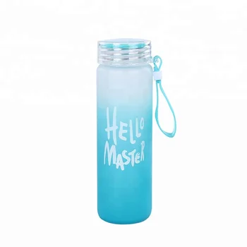 17oz Hello Master Glass Water Bottle Bpa Free Promotion Gift Bottle ...