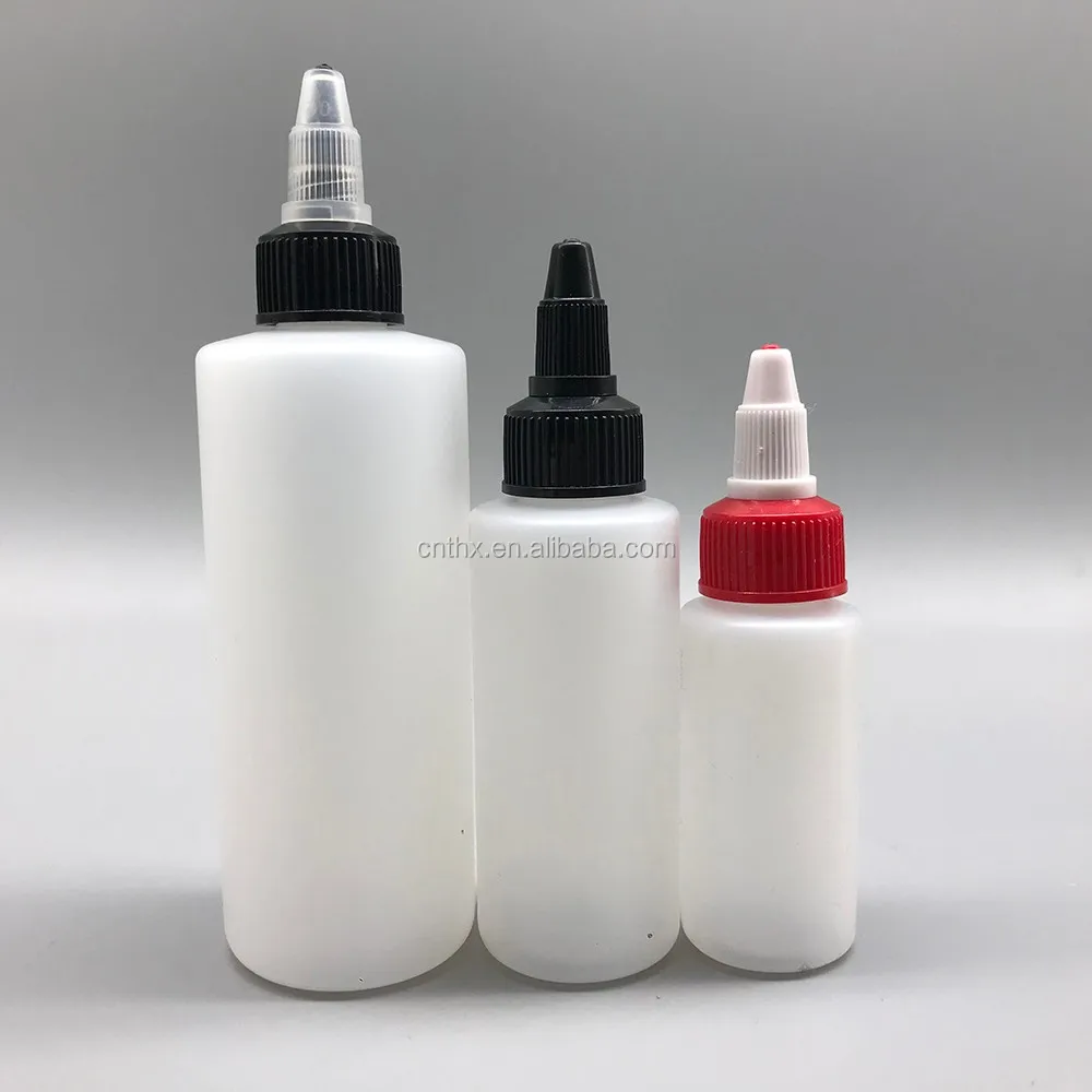 Pe Plastic 1oz 2oz 3oz 30ml 60ml 120ml Soft Hair Oil Dye Squeeze