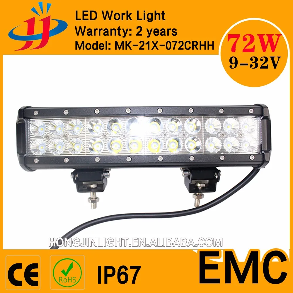 12v 7200lm 72w waterproof tractor led light bar for jeep suv.jpg