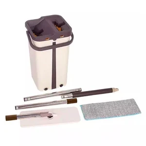 Image of ENLiF Home Clean self washing and drying system flat mop with bucket
