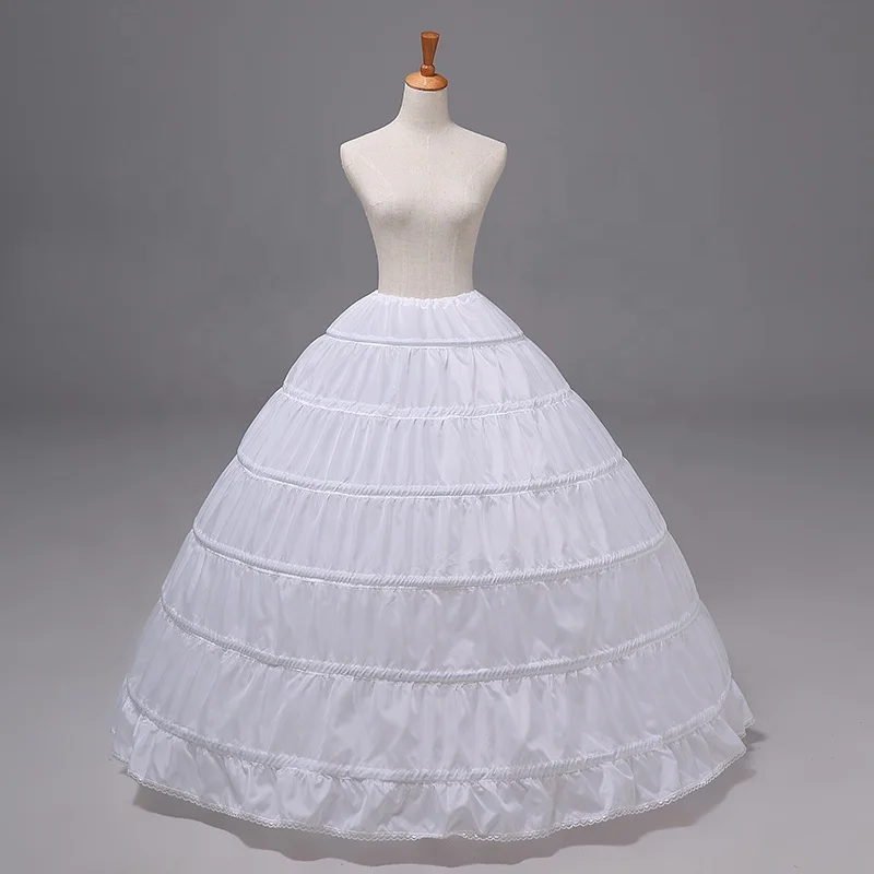 

Sexy New Design Bouffant Bridal Wedding Dress Hoop Vintage Crinoline Gown Underskirt Short Ladies Petticoat, White
