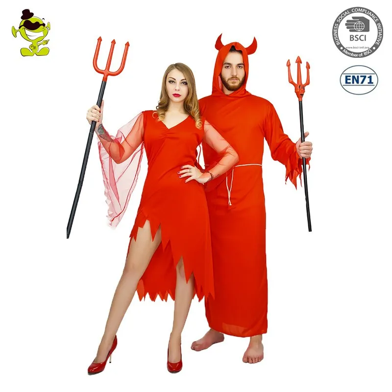 Halloween Party Cosplay Devil Costume For Women Beautiful Lady Red Devil Dress Buy Red Devil 