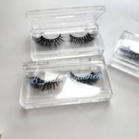 

Clear Plastic eyelashes boxes wholesale cheapest price acrylic box