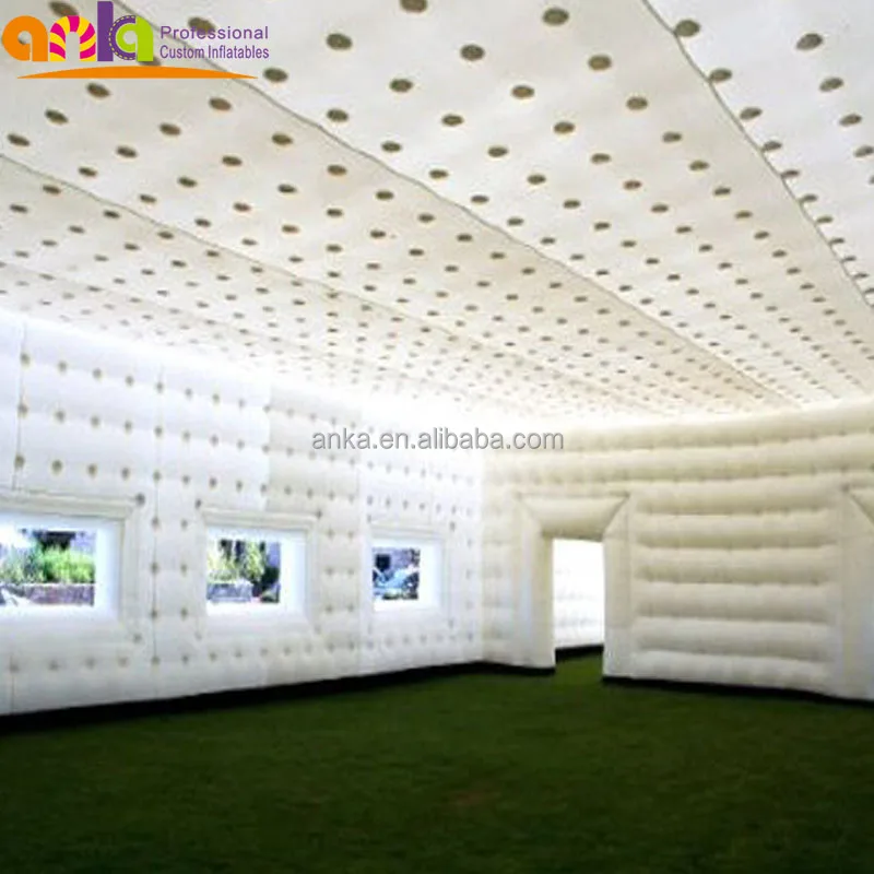 
China manufacturer outdoor bubble white inflatable air cube tent for party promotion event sale 