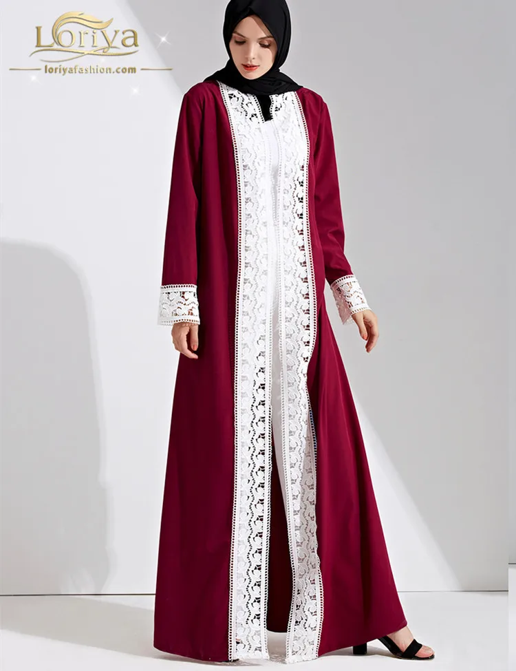 

2018 new Muslim women soft crepe jubah abaya, The same as picture