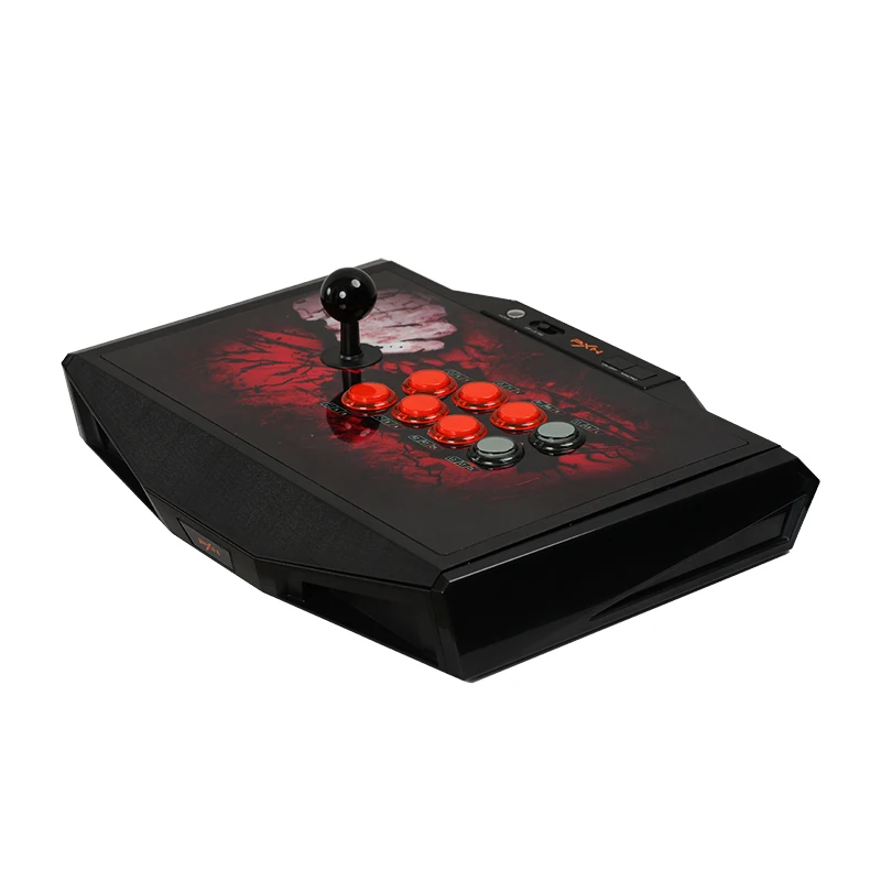 

PXN-X9 High Quality Vewlix Style Sanwa Denshi Arcade Games Console for PC/PS3/PS4 /Xbox 360/Xbox one/Switch, Black+red