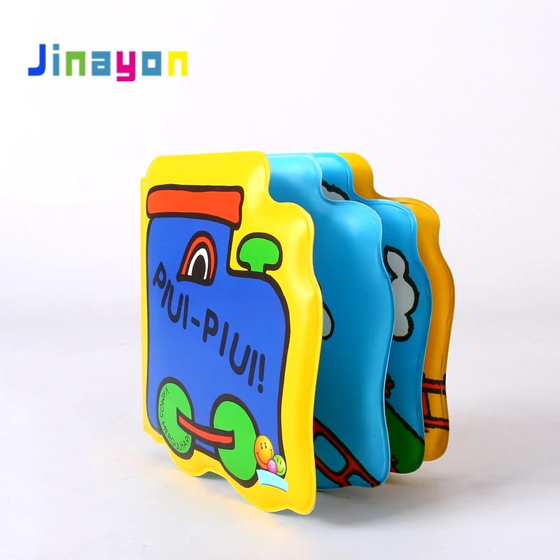 
Jinayon New Custom Children Bath Story Book for Kids Education Plastic Material Printing Book with Eva Waterproof 