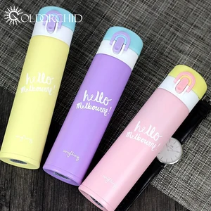 Image of Customized insulated water bottle stainless steel thermos cup with logo