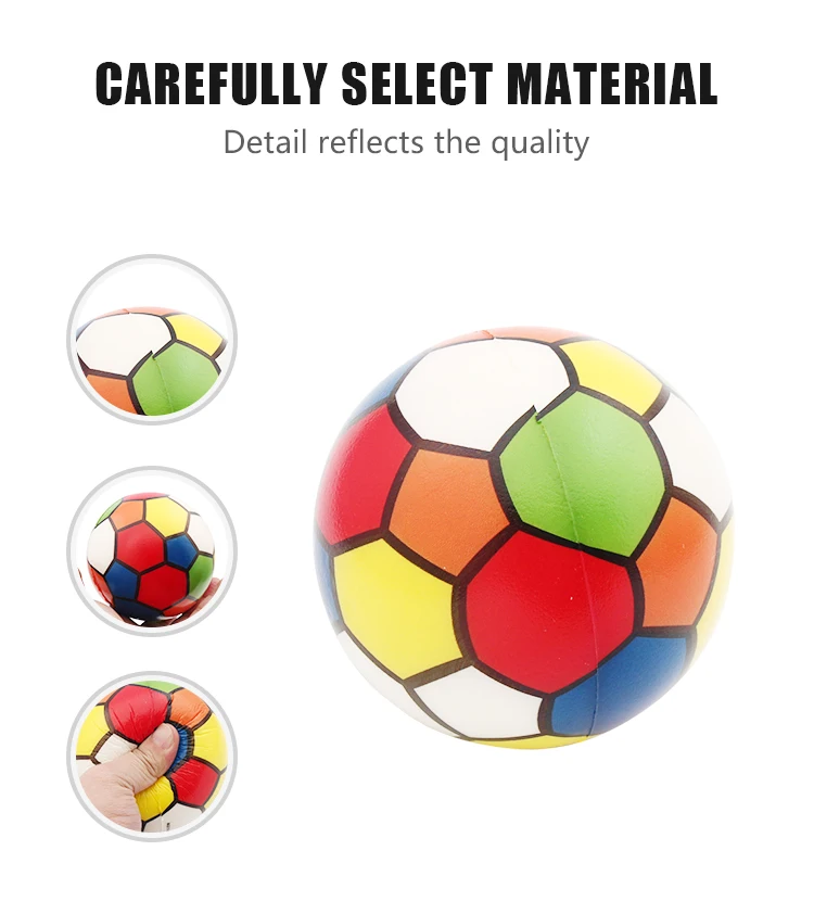 Promotional Products Pu Foam Antistress Ball 10cm Printed Color Ball Pu