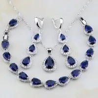 Trendy-Water-Drop-Blue-Sapphire-White-Topaz-925-Sterling-Silver-Jewelry-Sets-For-Women-Earrings-Pendant.jpg_200x200