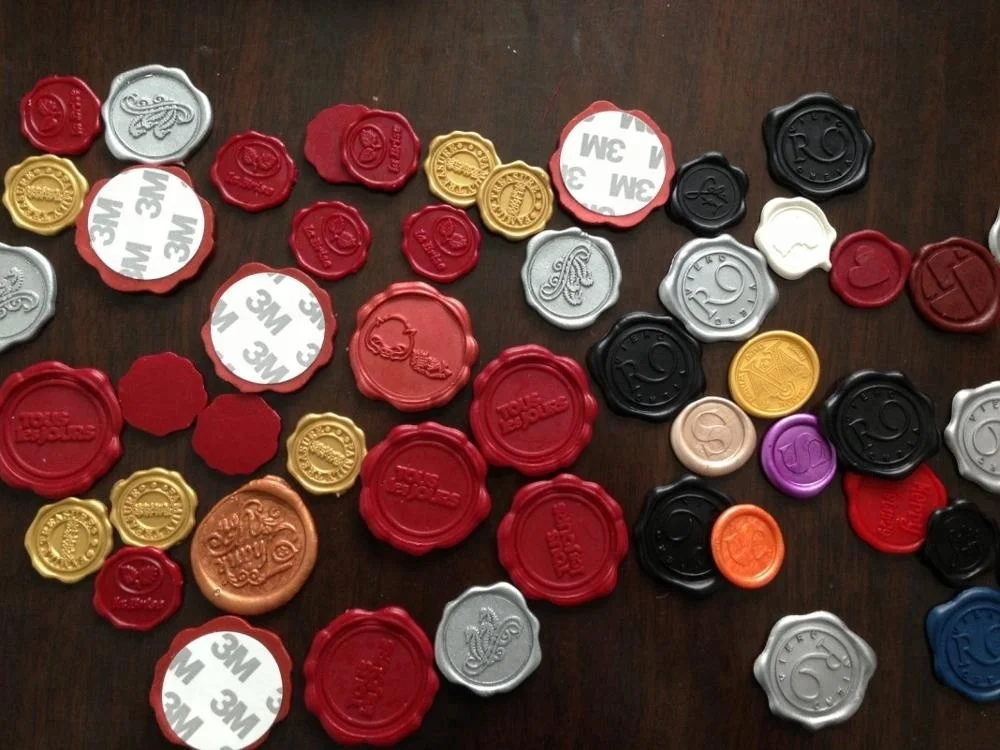 Wax Stamp S15 SCALES OF JUSTICE Coin Seal and Red Wax Stick XWSC148-KIT 