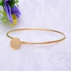 wholesale cheap bracelet jewelry thin simple link cuff bangle bracelet gold plated