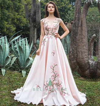 blush pink dress wedding guest
