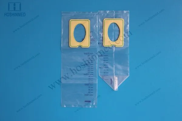 Medical supply disposable urine bag connector, urine drainage bag