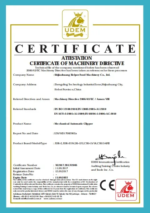 Automatic sausage clipper machine sausage double clipper clipping machine