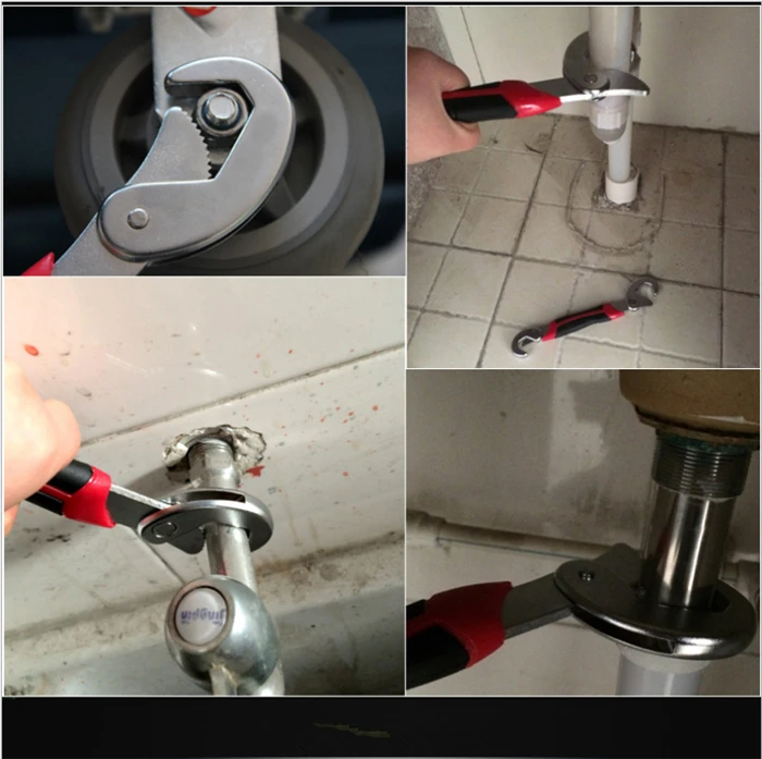 2 inch Germany Multifunction Universal Tight Opening fast Pipe Wrench