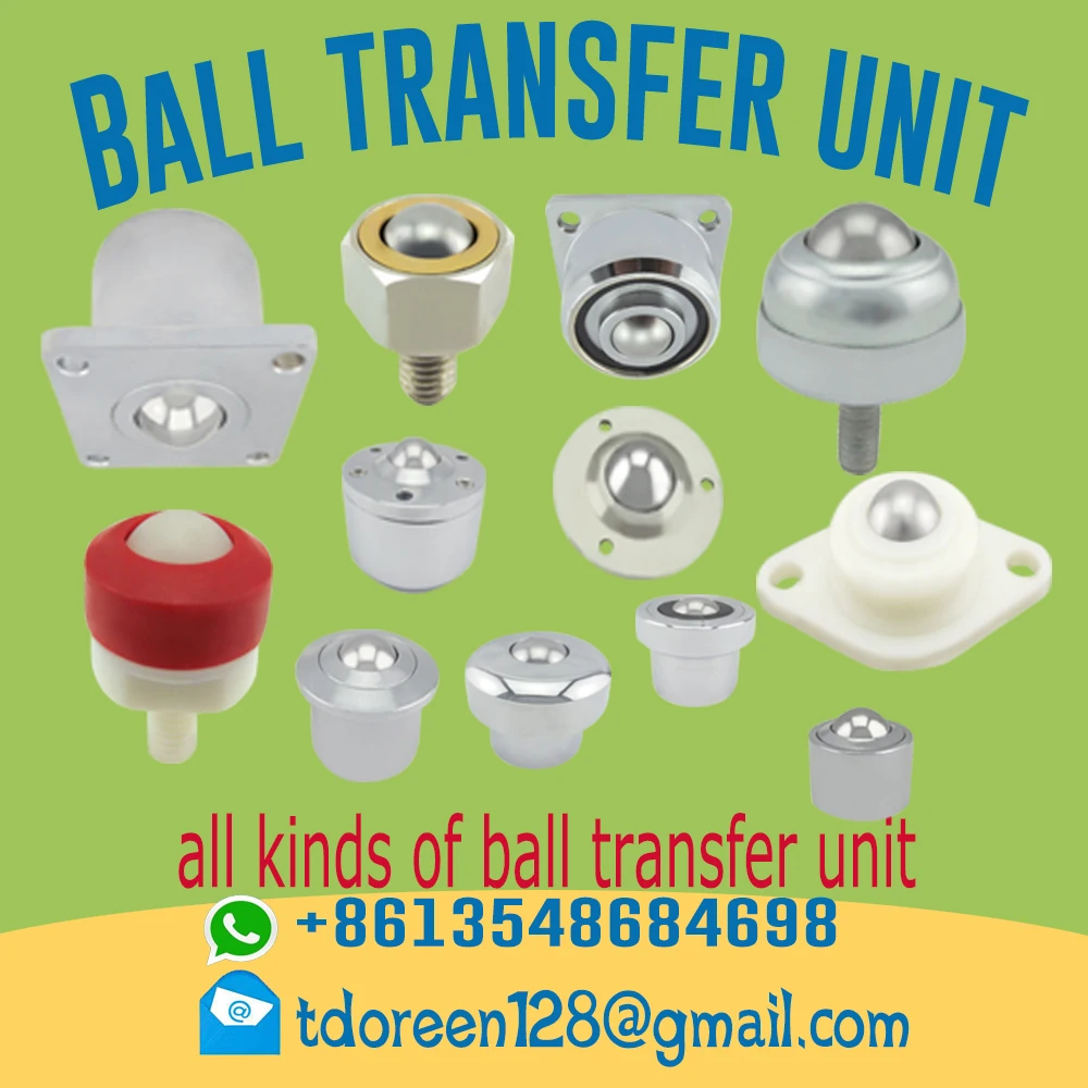 High Capacity Press Fit Ball Transfer Units 90 Series Plain Fit Light