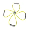 8 shape bungee cord chest expander exercise chart pdf training steel springs