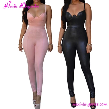 black tight fitted jumpsuit