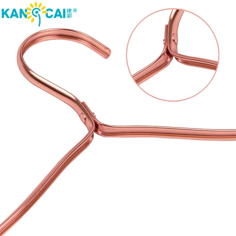 
Luxury Rose Gold Metal Coat Hanger for Velvet Skirt 
