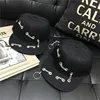 Unisex Street Style Fashion Chain Hoop Sunshade Flat Brim Baseball Cap