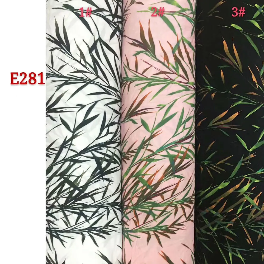 
The high-quality 100% spun rayon printed fabric 