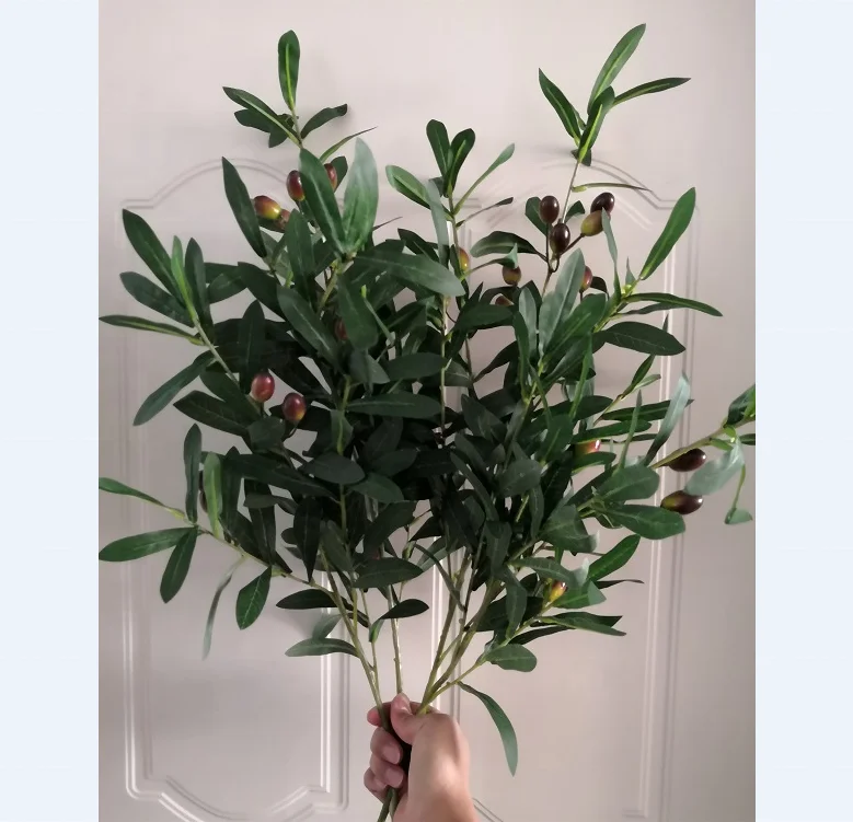 Fc7514 Artificial Silk Olive Branches For Wedding Decoration Buy Tree