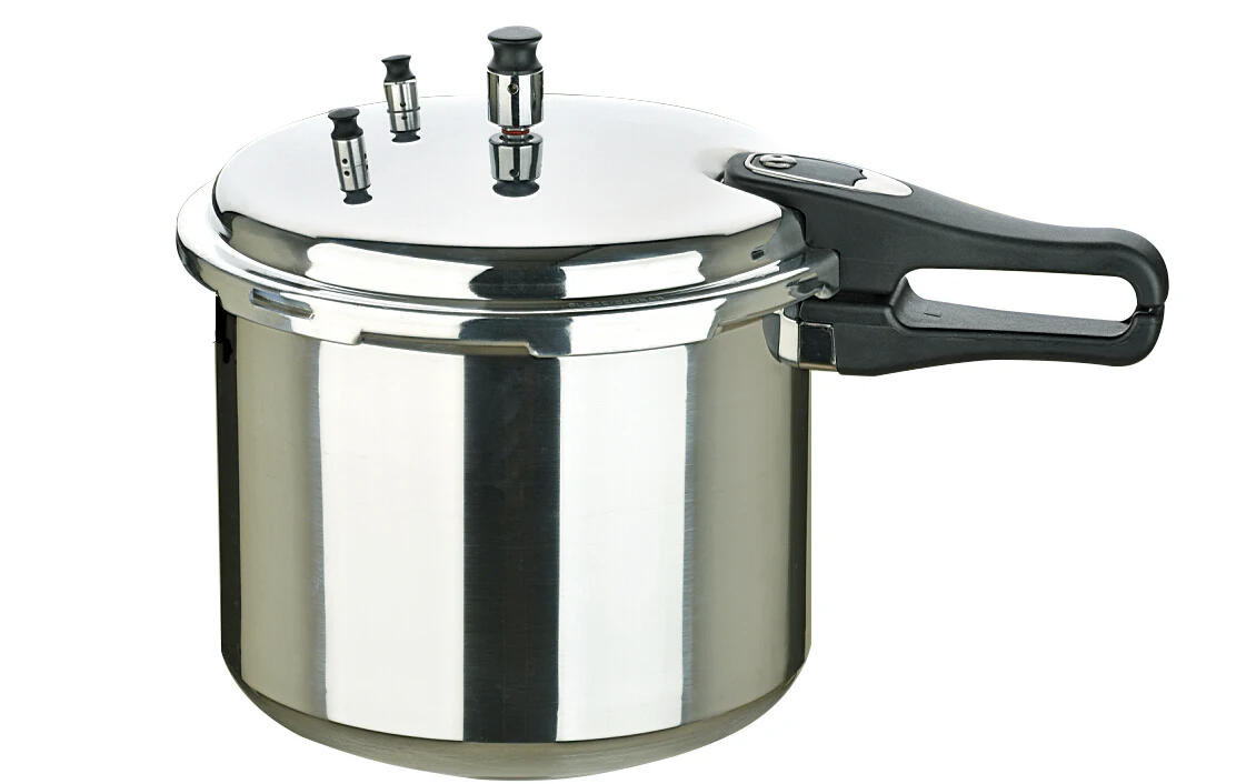50l Aluminium Restaurant Cookware Mirror Polished Commercial Pressure