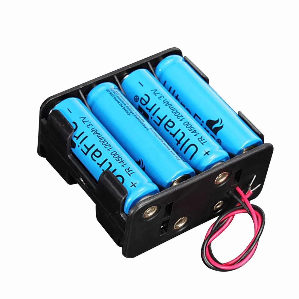 2PCS 8x AA Size Battery Clip Holder-Storage Container 12v Battery Shell