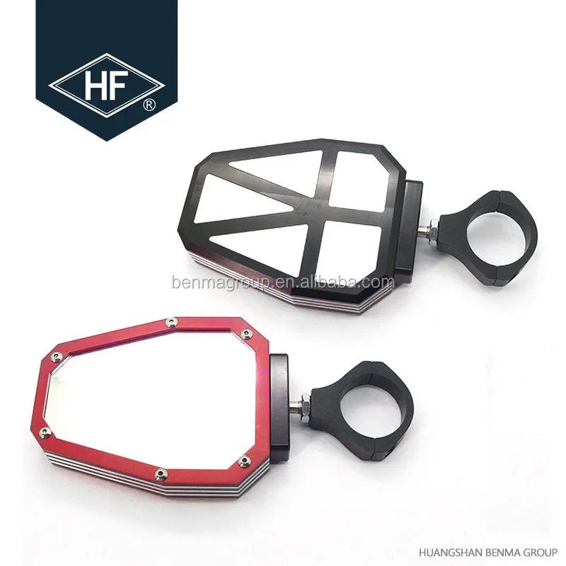 1.75" Atv Utv Sxs Roll Cage Side Mirrors Rearview Convex For Canam