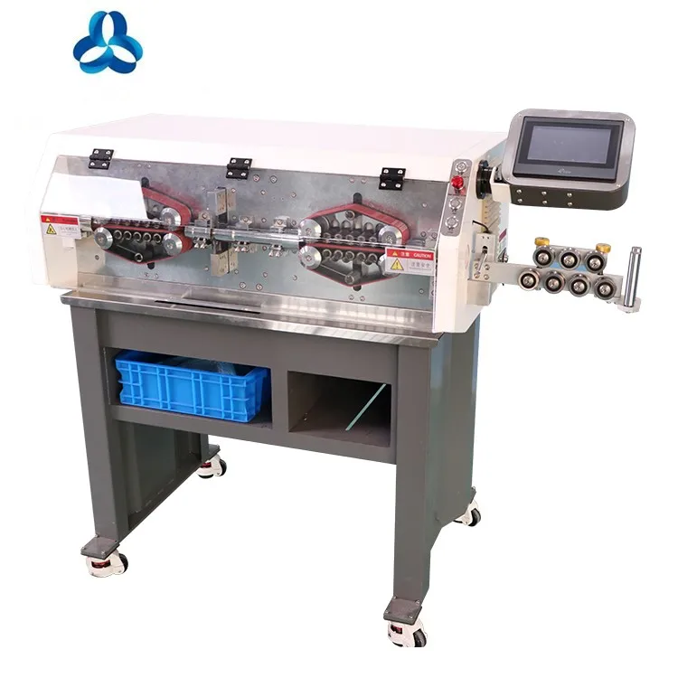 Thick Wire Skinning Machine Electrical Spinning Blade Wire Sleeve