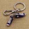 Promotion gifts blank running shoe keyring 3d mini sneaker keychain for sale