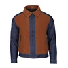 hot sale windbreaker demin mens soft polyester sherpa jacket