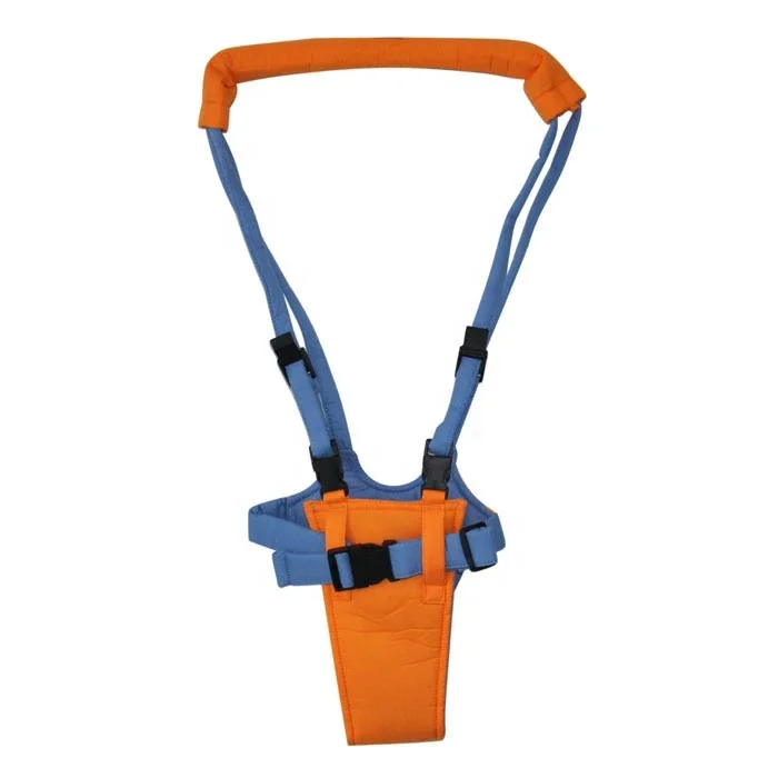 

Best Sale Toddler Safety Harness Handheld Baby Walker Assistant Safe Walking Protective Belt, Orange + blue