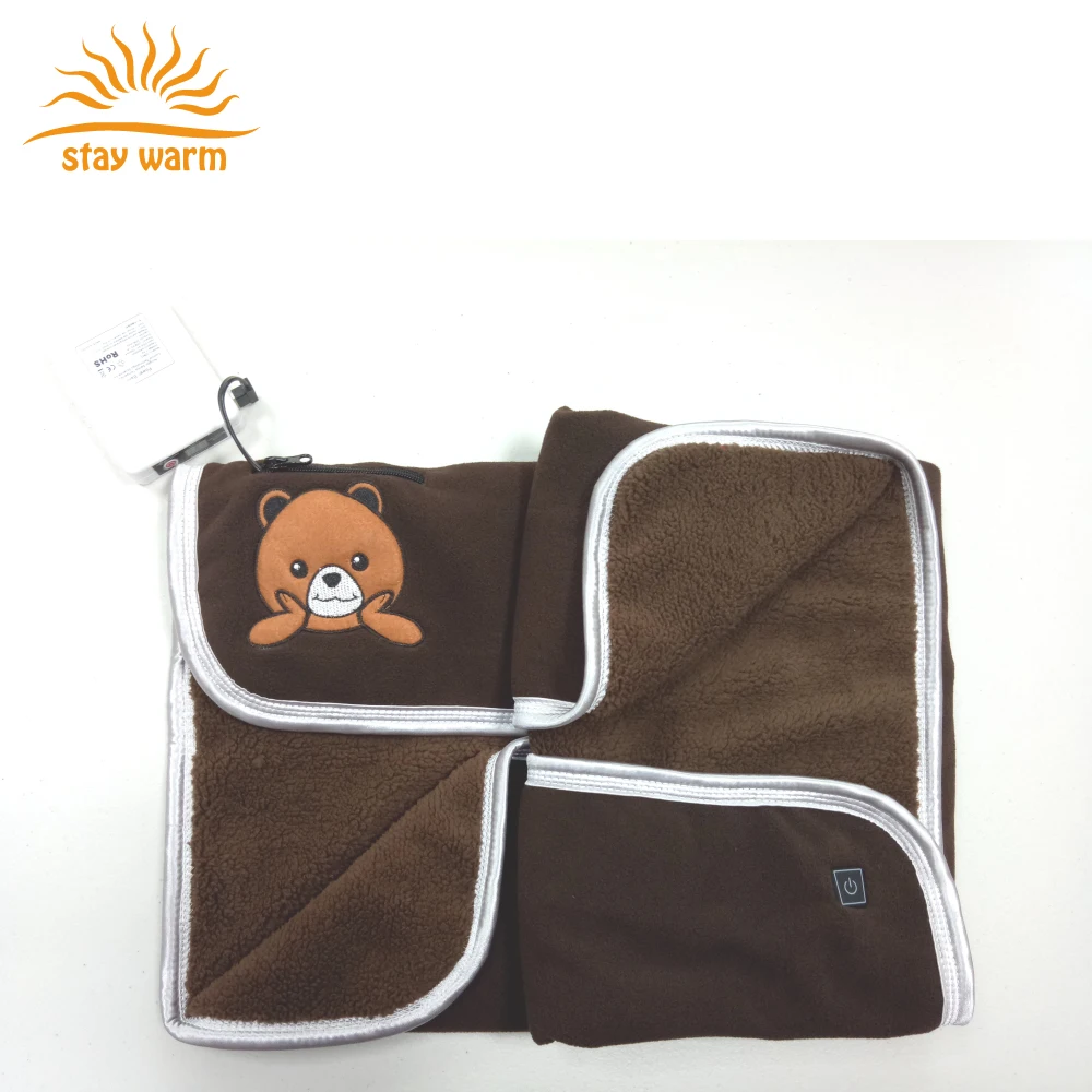 usb heated shawl and lap blanket