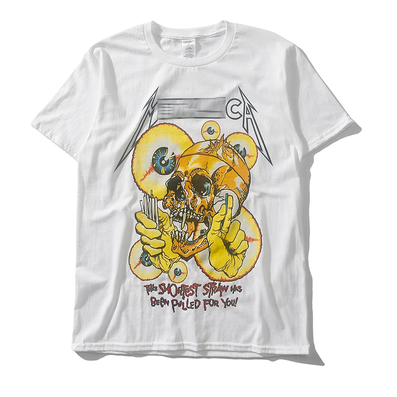 

Streetwear rubber print on white polyester direct to garment t shirt printing
