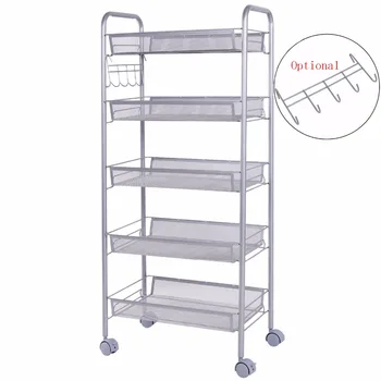 wire storage racks on wheels