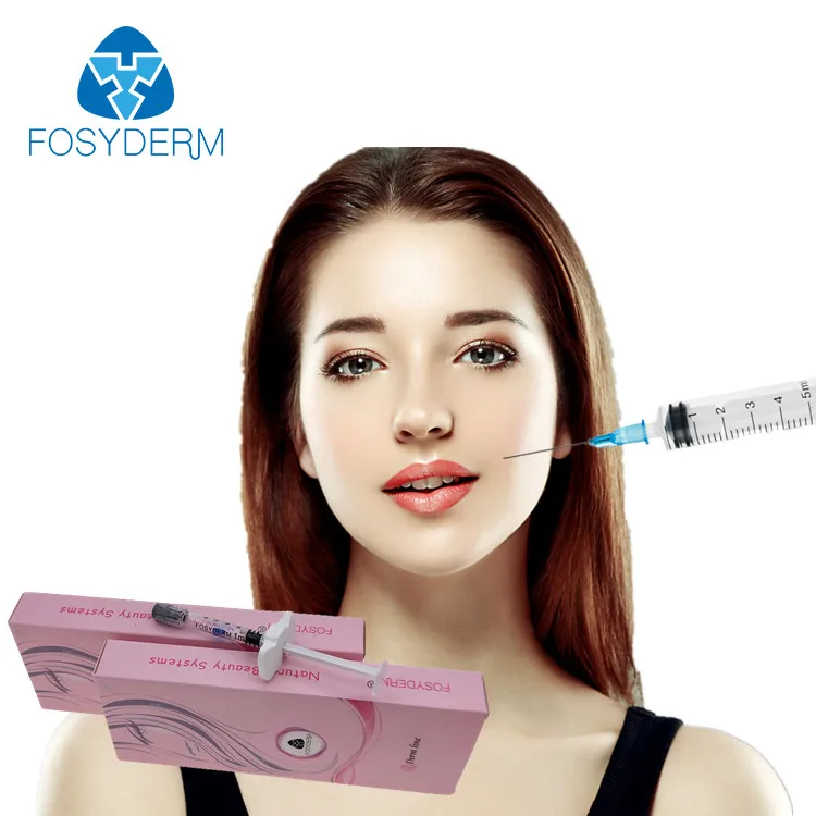 

High Quality CE Approved 2 ml/Syring Injections Hyaluronic Acid Dermal Fillers With Lido, Transparent