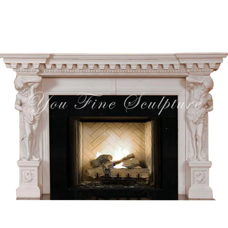 Hercules Marble Natural White Marble Fireplace Mantel Buy Marble