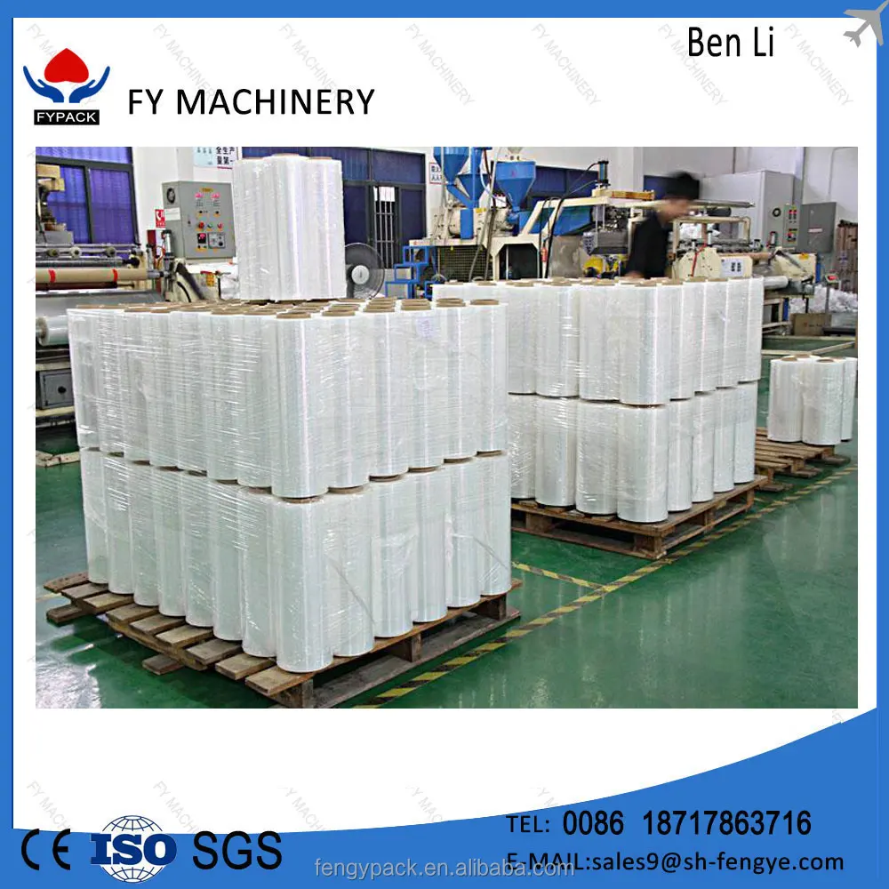 
B-XXX Best best best China factory clear cast pe stretch film, stretch Foil, pallet strech wrap film 