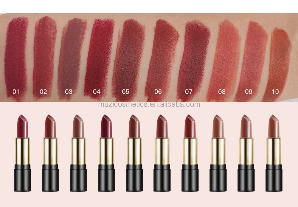 wholesale no name lipsticks cosmetic makeup lipstick waterproof 30