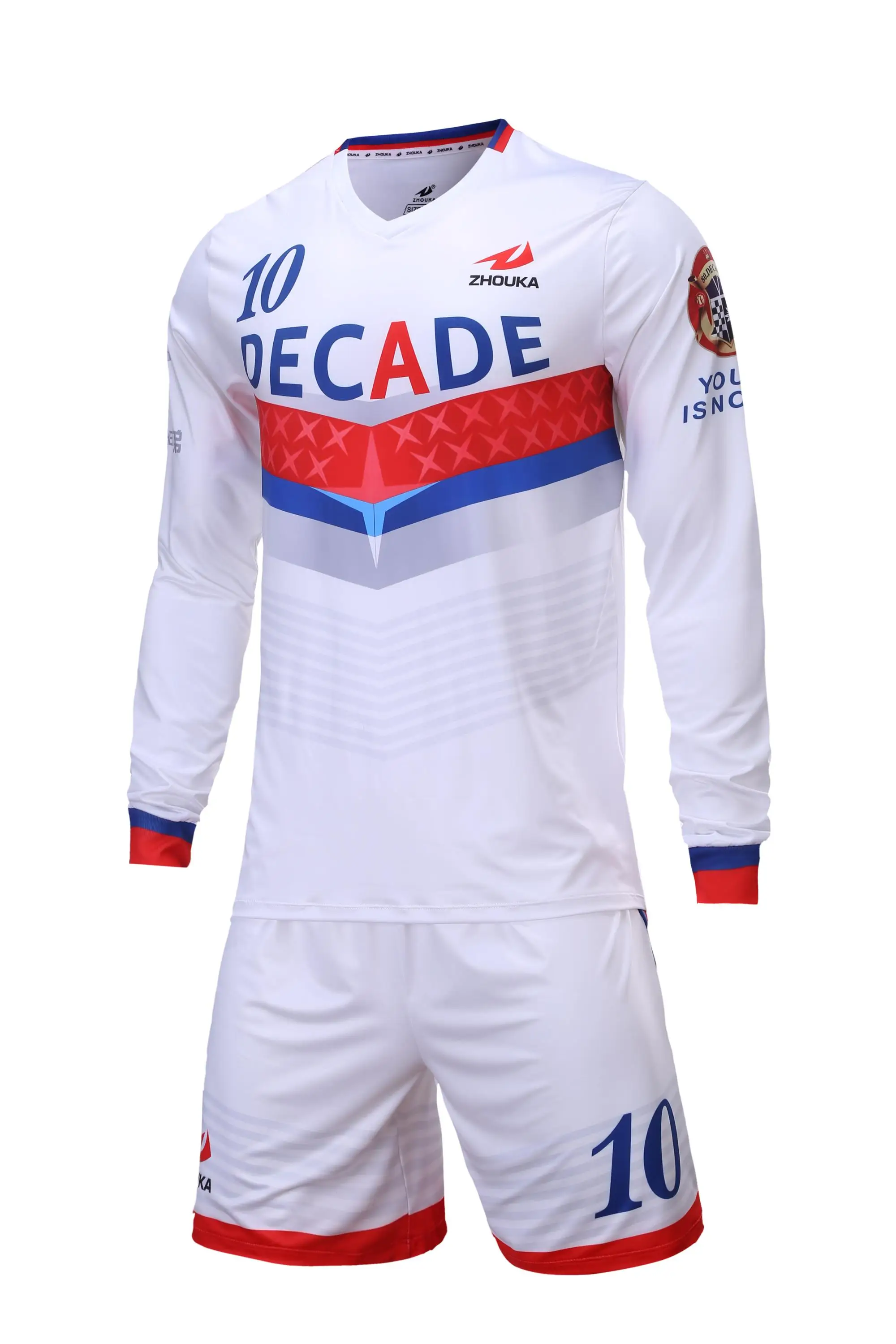 Custom Designs Soccerjersey Wear Long Sleeve Football Soccer Jersey