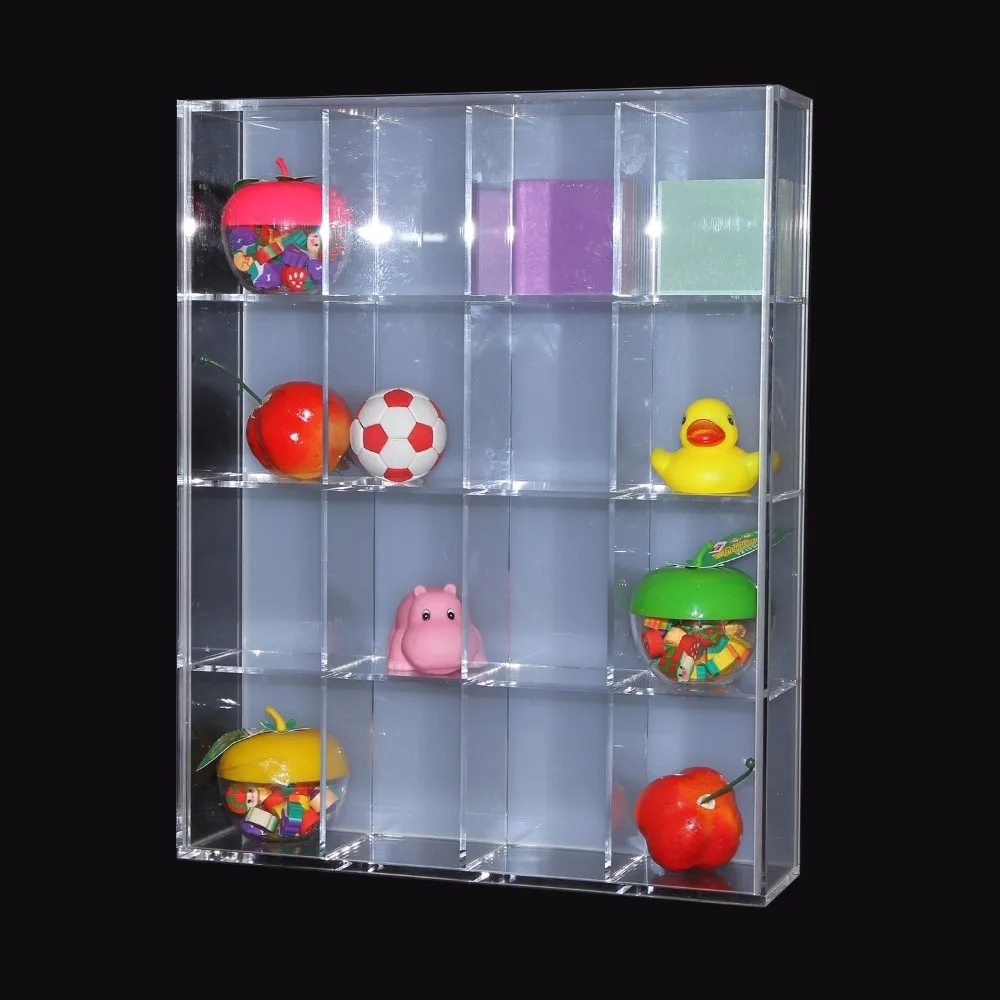 Clear Acrylic Cosmetic Boxes Lego Display Case Doll Mini Figtures
