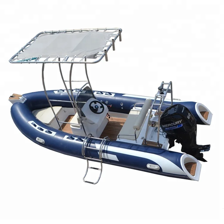 

CE 60hp Outboard motor Hypalon or pvc 4.8m rib inflatable boat for sale, Optional